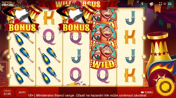 Online hrací automat Wild Circus