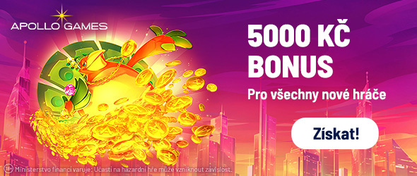 Online casino Apollo Games s bonusem až 5 000 Kč