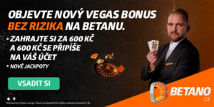 Manfaatkan bonus deposit 100% Betana hingga CZK 600