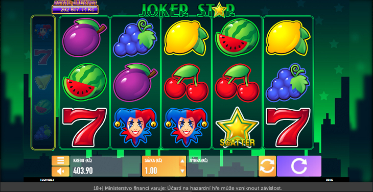Hrací automat Joker Star