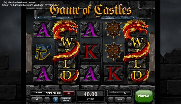 Hrací automat Game of Castles