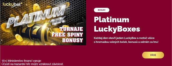Platinum Lucky Boxes - vyzvedněte si svůj denní bonus