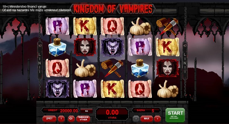 Hrací automat Kingdom of Vampires