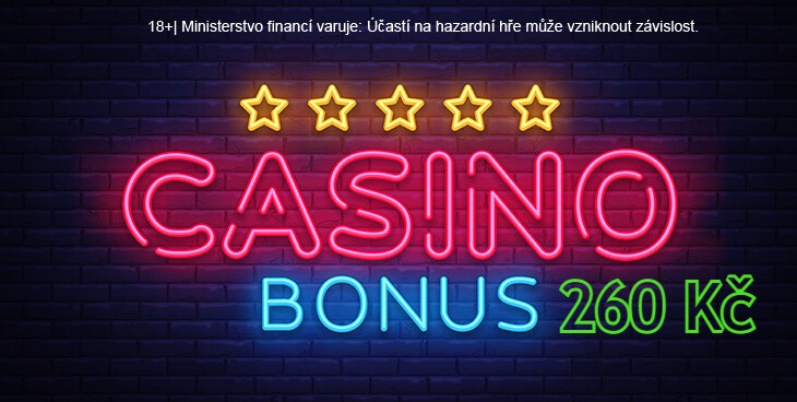 Bonus kasino CZK 260 untuk pendaftaran