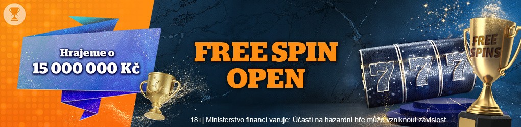 Freespin Open o rekordních 15 000 000 Kč
